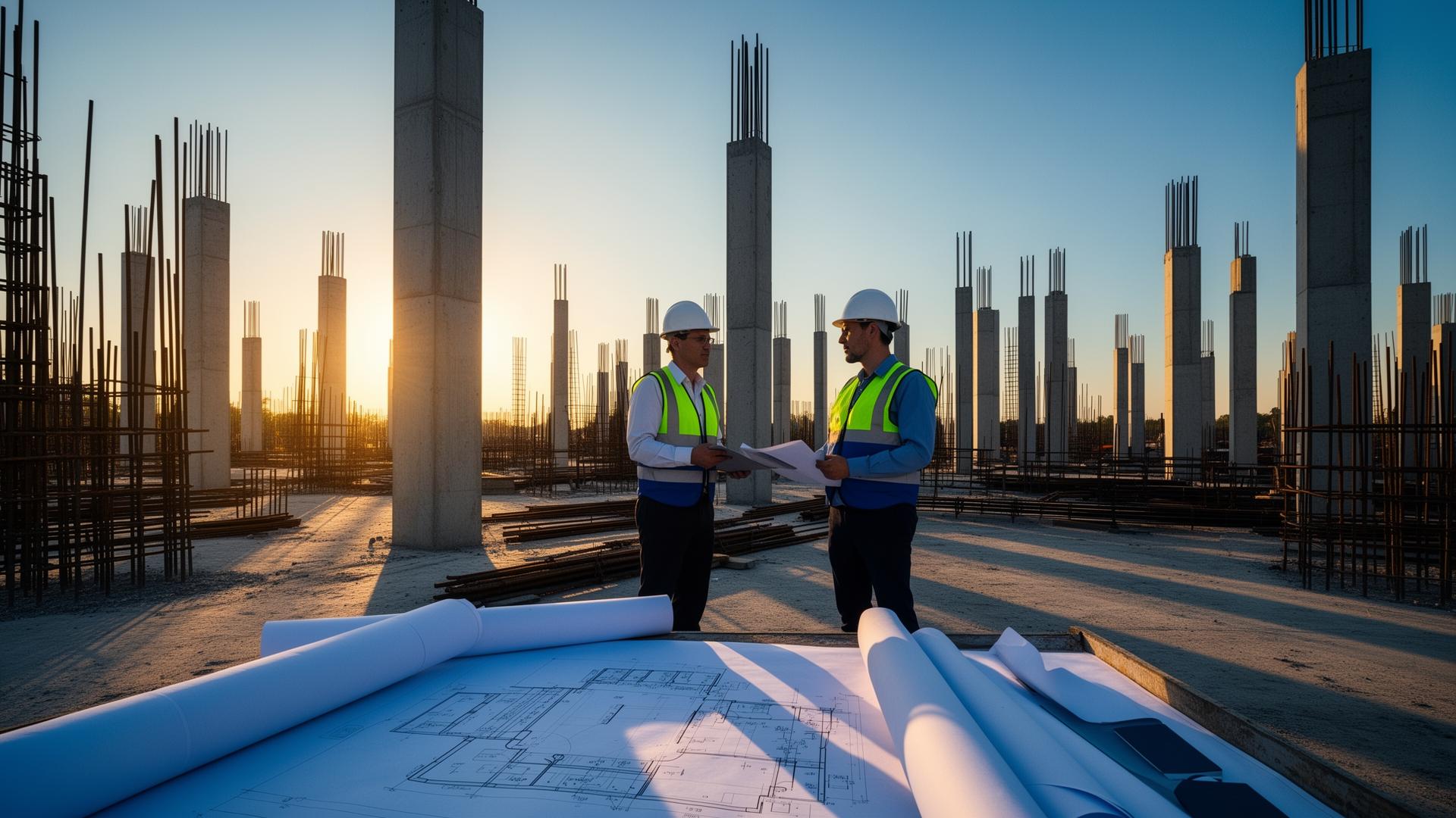 Obra em execução com supervisão técnica